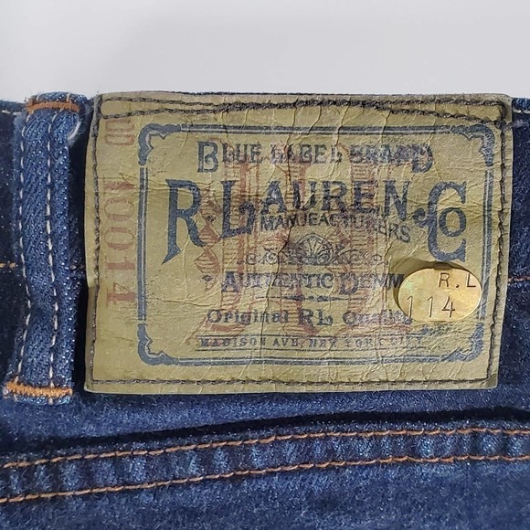 Ralph Lauren Tribeca 114 Boot Cut Jeans Dark Wash Blue Size 28 - Picture 6 of 12
